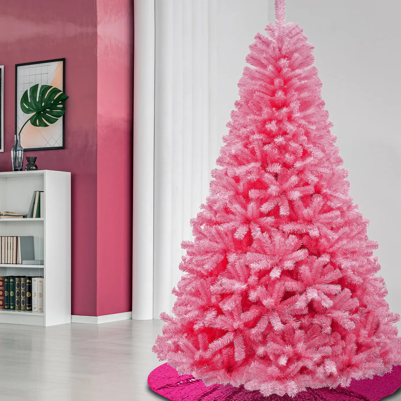7.5 ft. Color Pop Pink Tree
