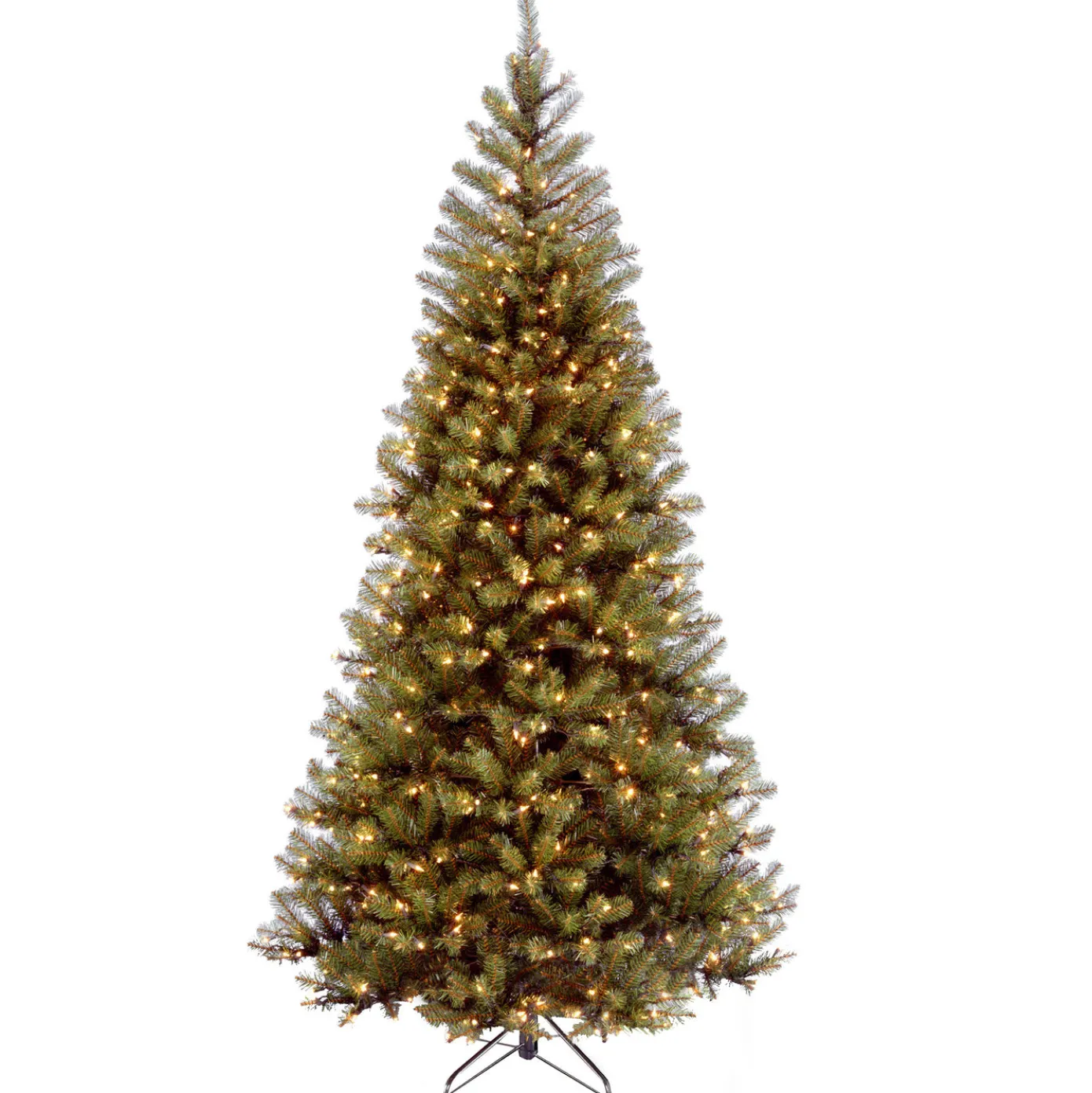 6 ft. Pre-Lit Aspen Spruce Slim Tree with Clear Lights