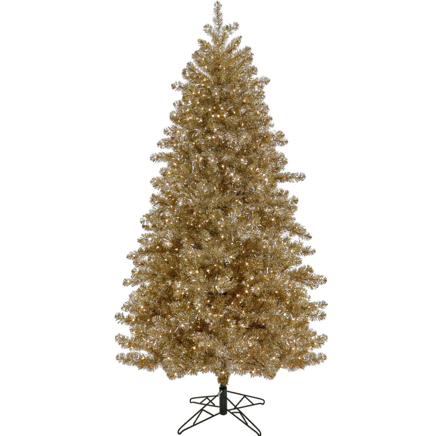 7.5 ft. Pre-Lit Christmas Platinum Metallic Tree