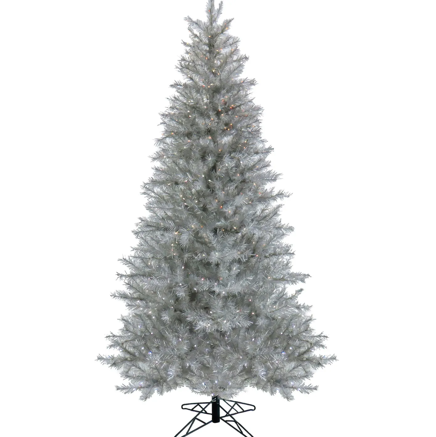 9 ft. Pre-Lit Christmas Crystal Pine Tree with LED Lights