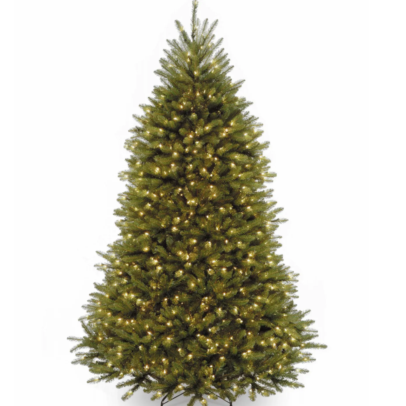 7.5 ft. Pre-Lit Dunhill Fir Tree with White Lights