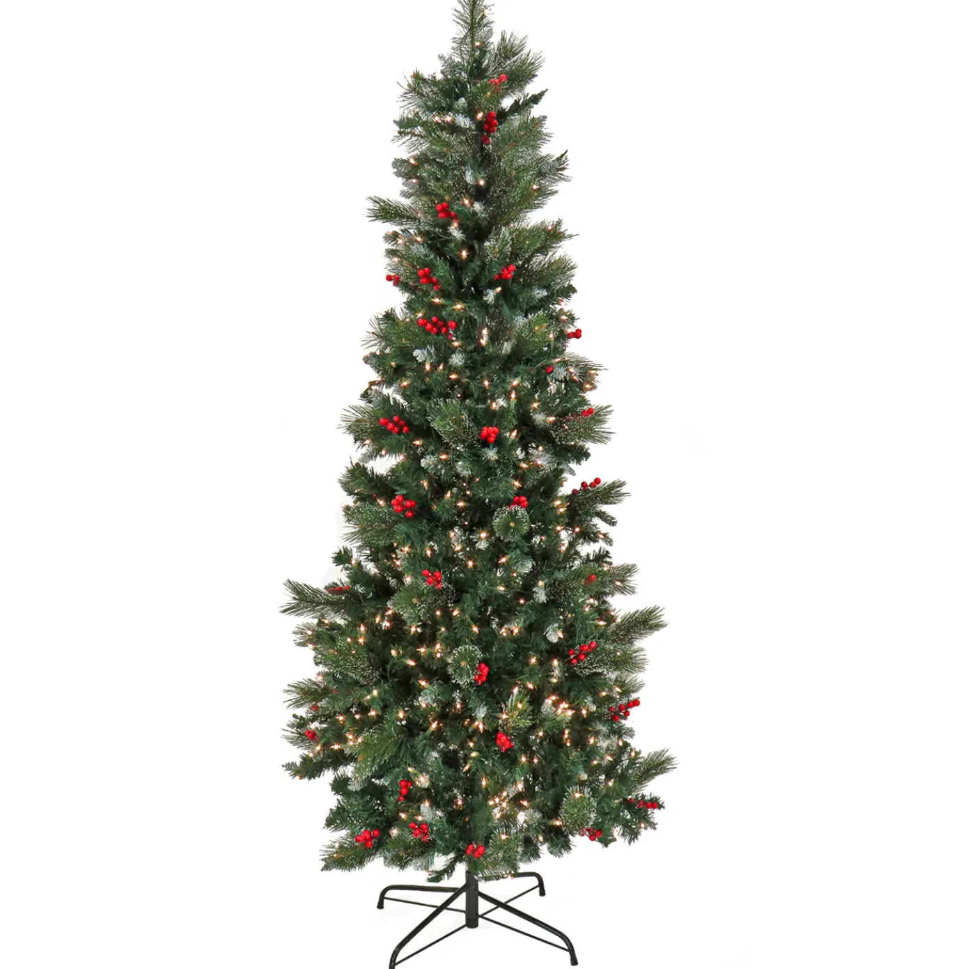 9 ft. Pre-Lit Meadowlark Pencil Tree with Clear Lights