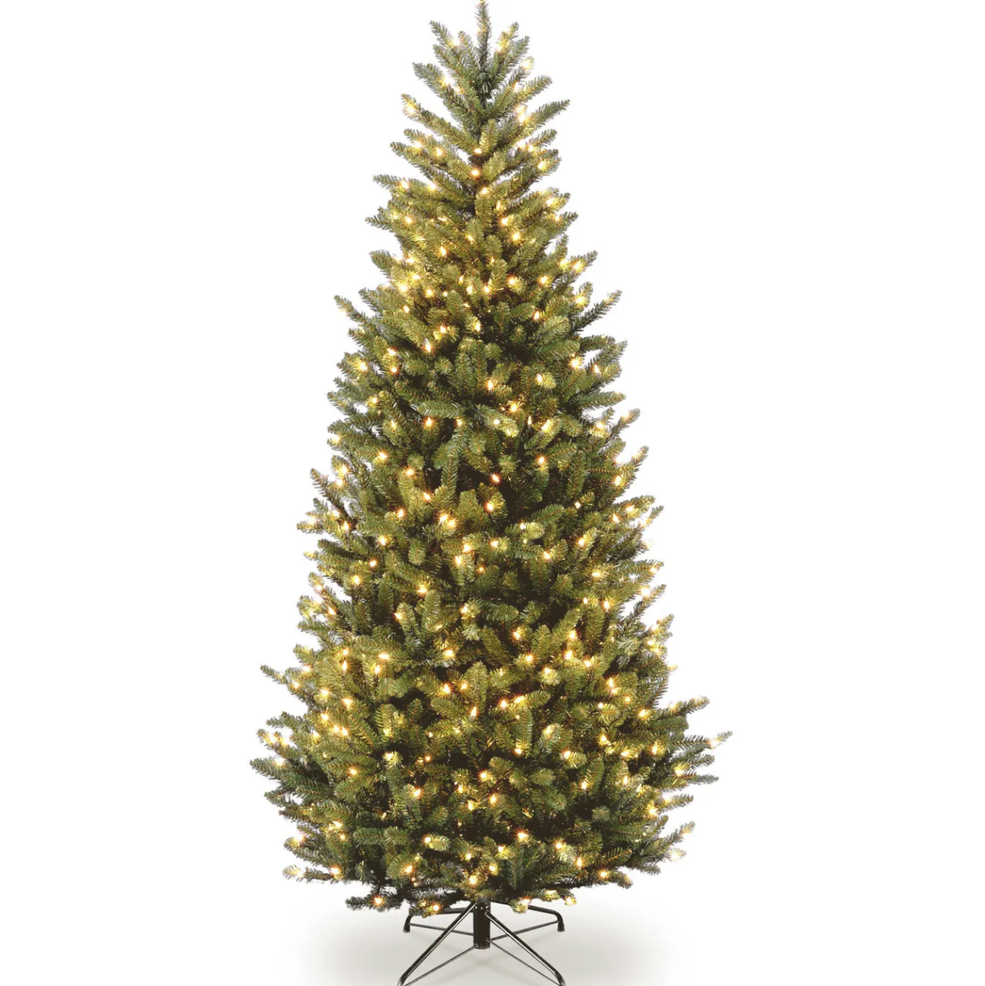 9 ft. Pre-Lit Natural Fraser Fir Slim Tree with Clear Lights