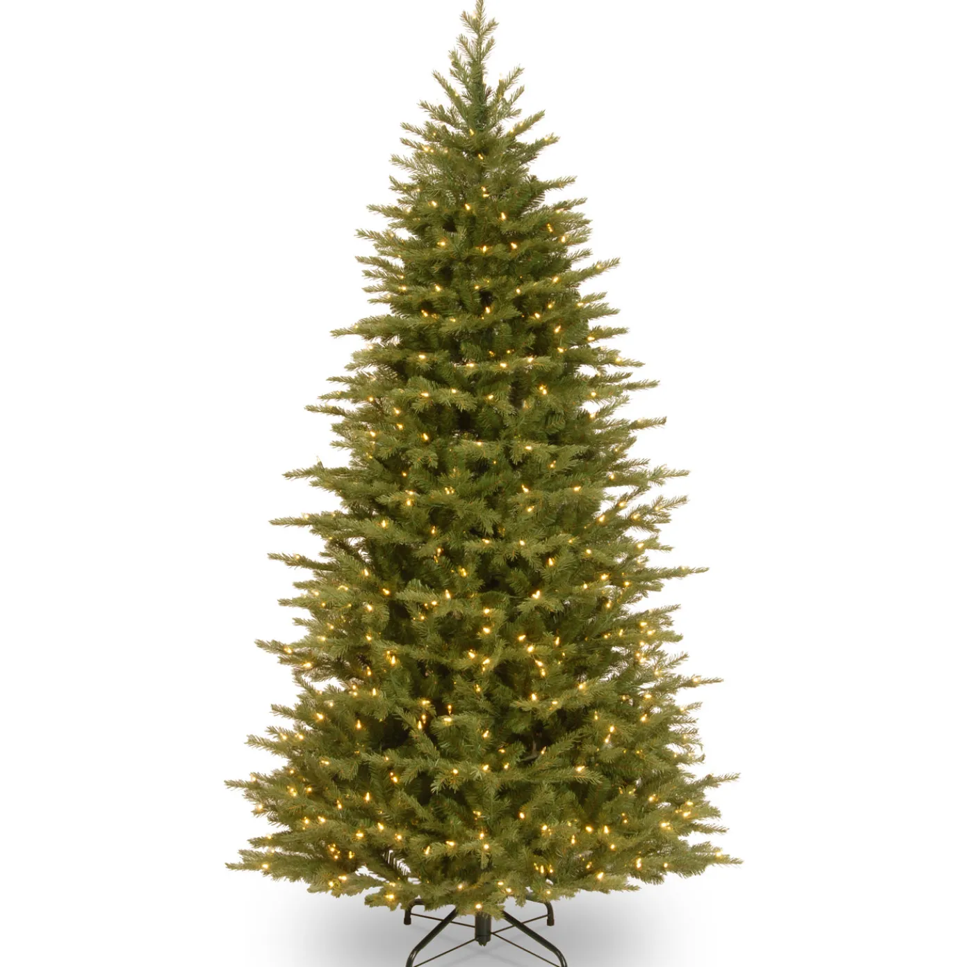 6.5 ft. Pre-Lit Nordic Spruce Slim Tree with Clear Lights