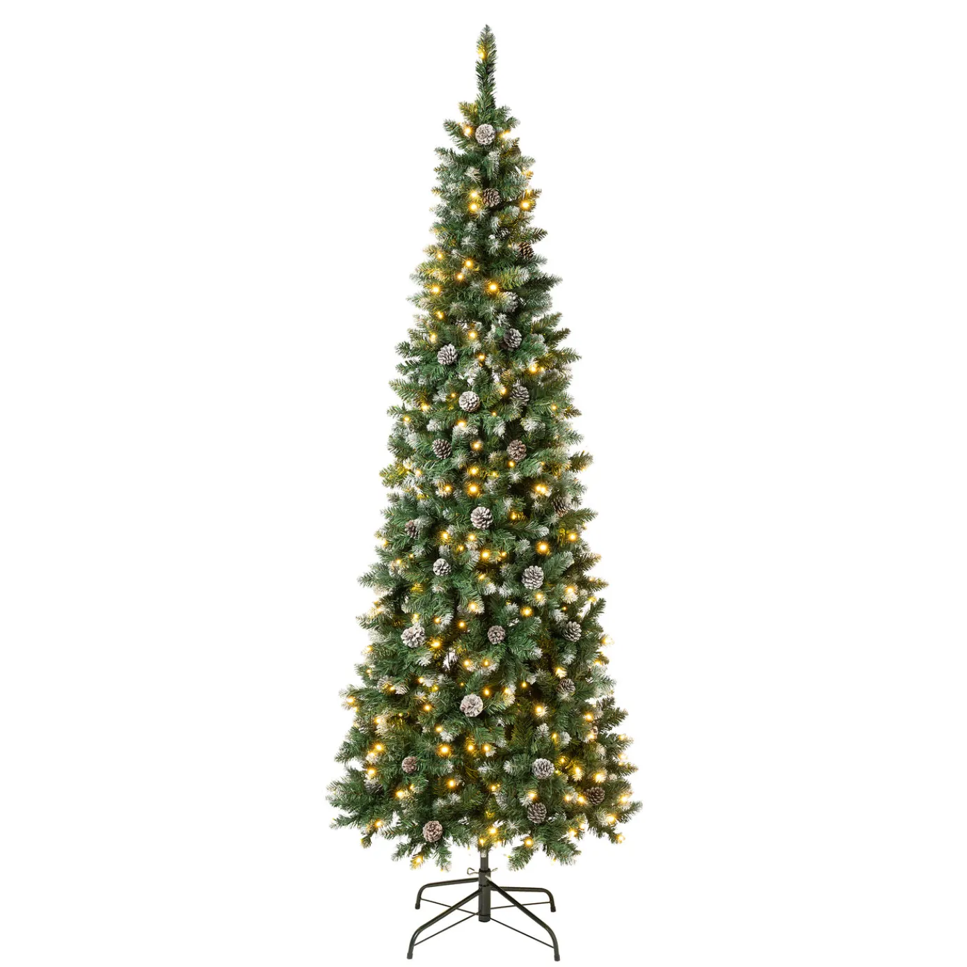 7.5 ft. Pre-Lit Oakley Hills Slim Tree with LED Lights