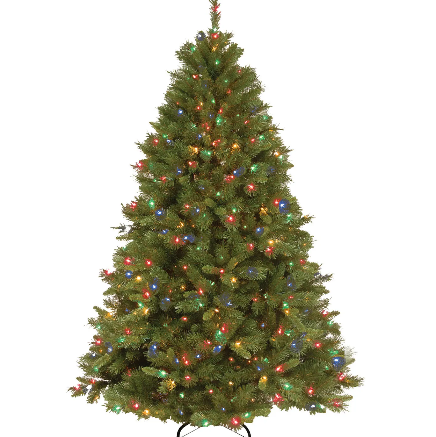 7.5 ft. Pre-Lit Winchester Pine Tree with Multicolor Lights