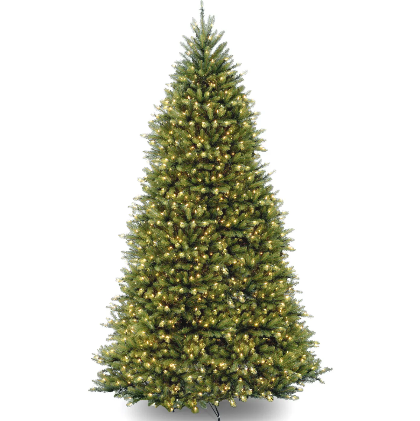 10 ft.Pre-Lit Dunhill Fir Tree with PowerConnect Dual Color LED Lights