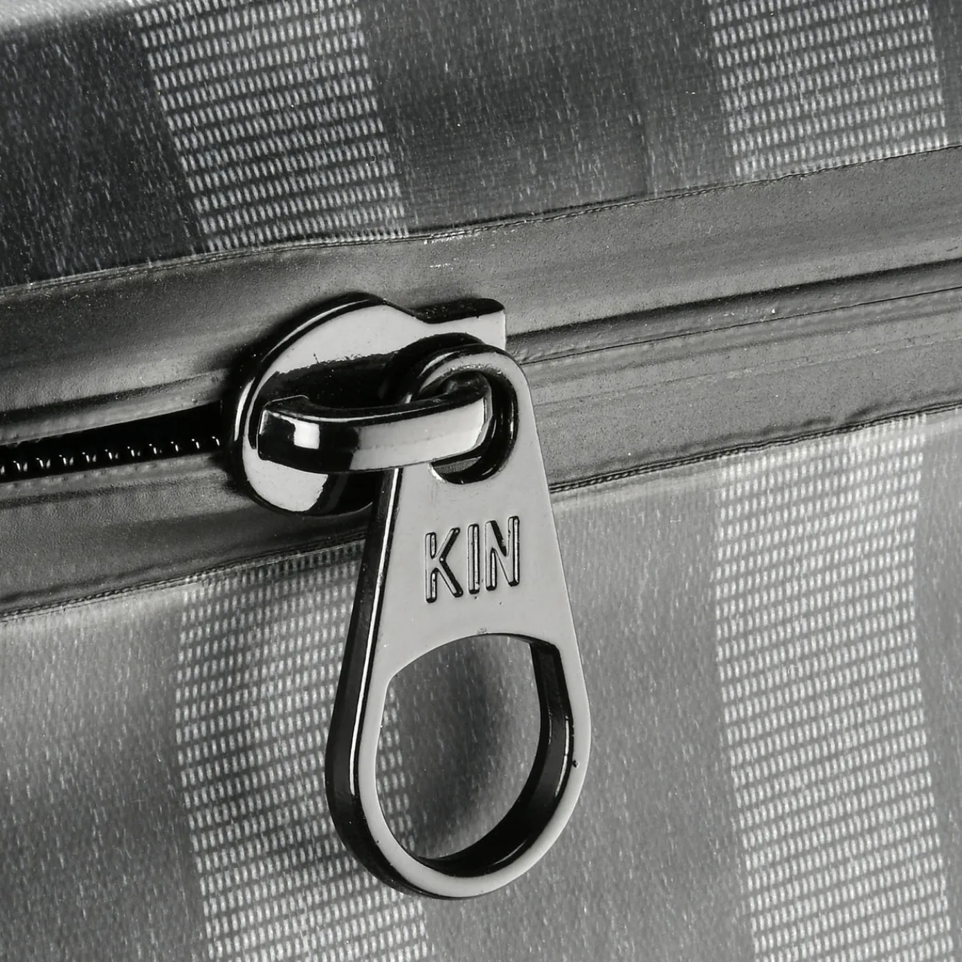 11 in. Easy Tote Soft Cooler Gray Striped