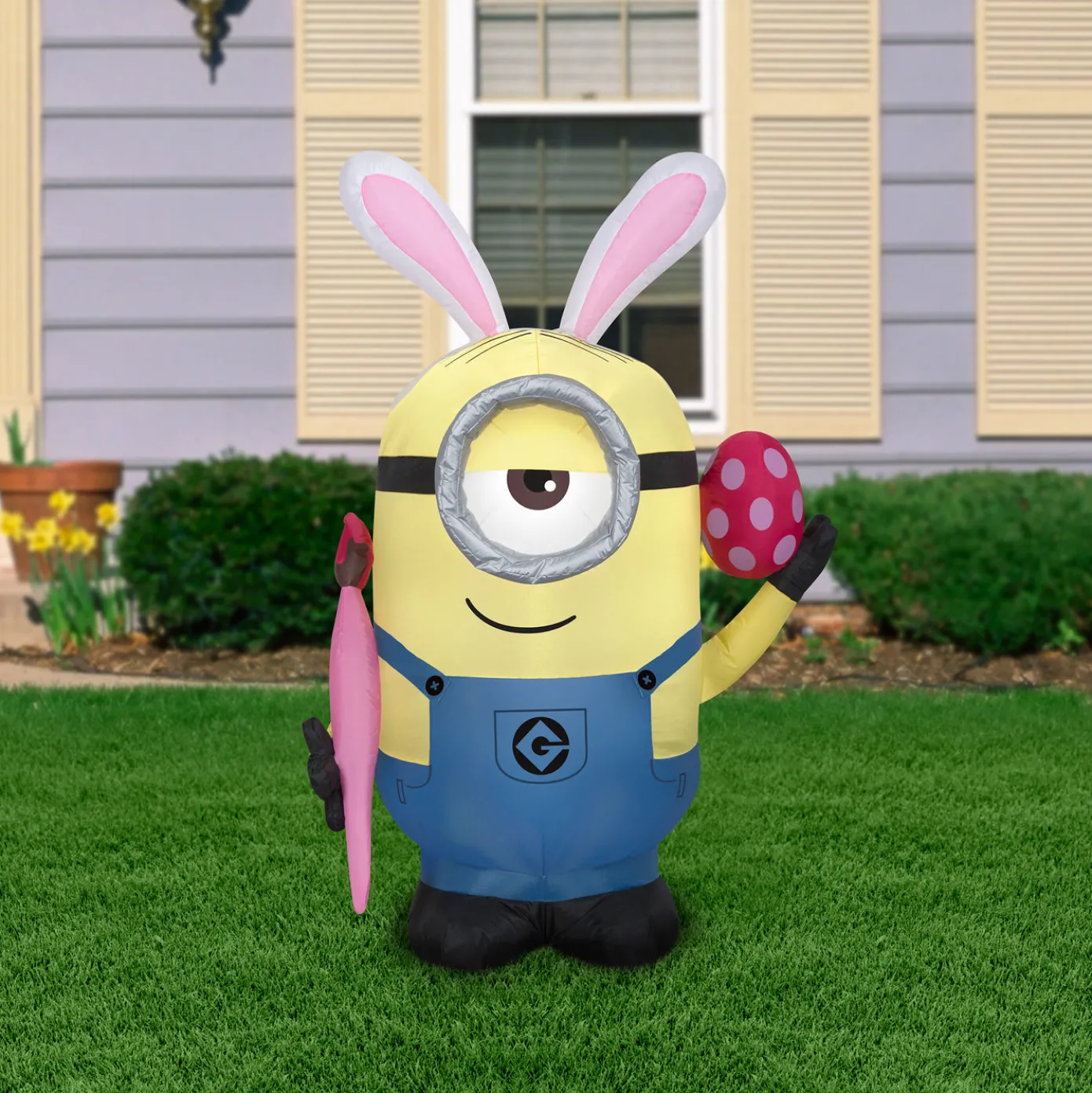 48 in. Inflatable Easter Despicable Me Minion Decoration