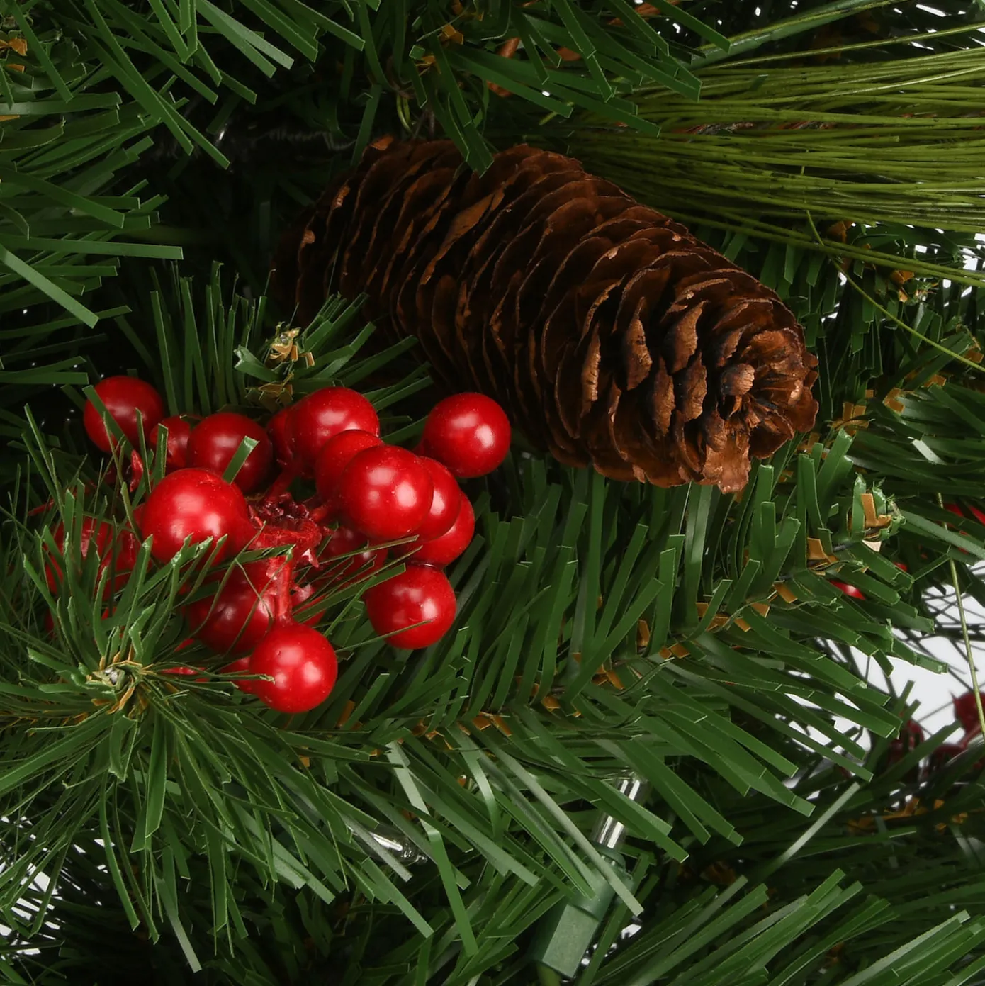 40 in. Pre-Lit Decorative Collection Magnolia Tree with Clear Lights