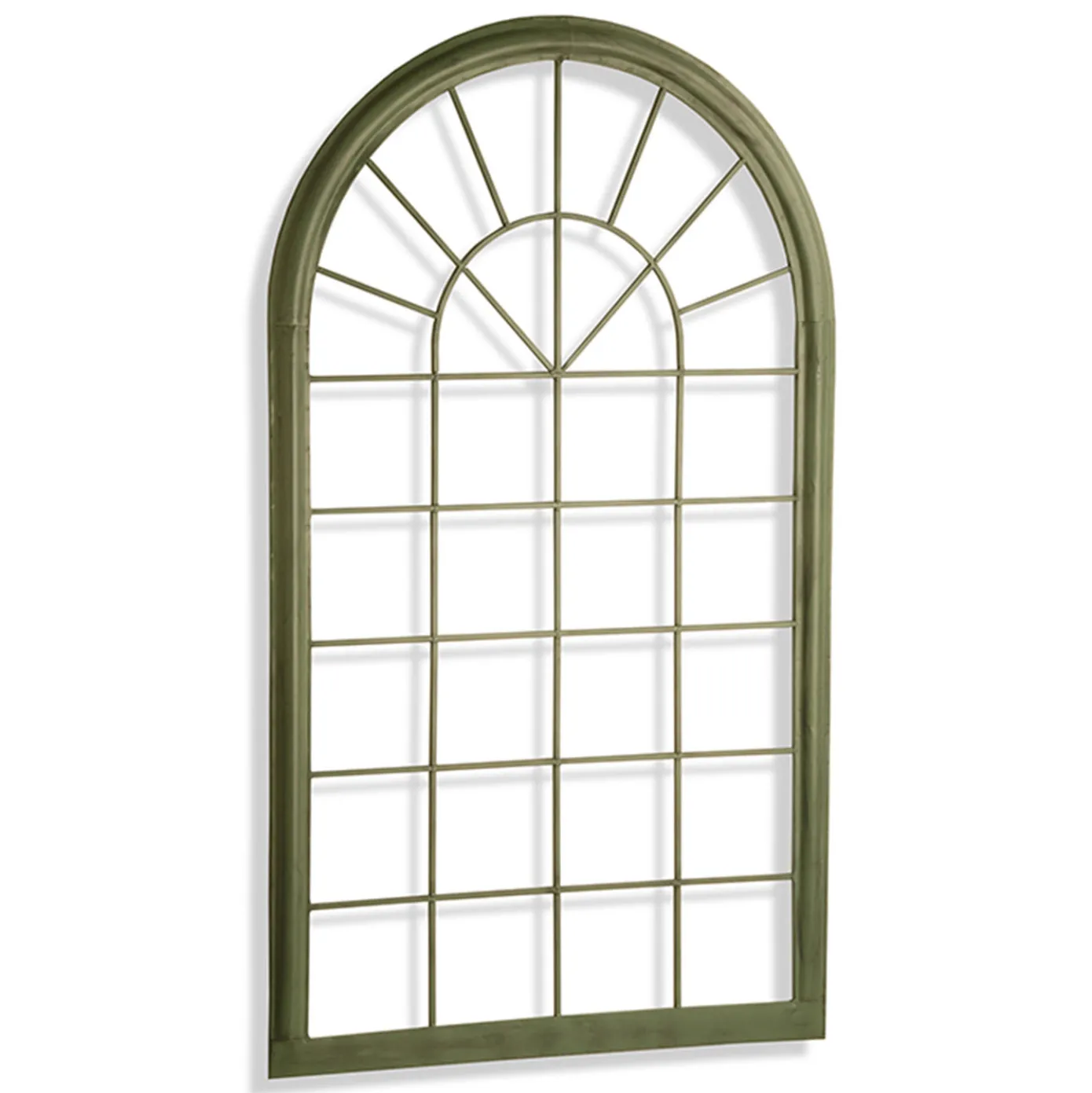 51 in. Spring Metal Trellis Window Frame