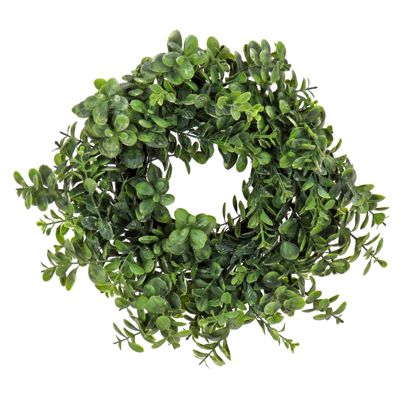 16 in. Spring Table Wreath with Button Leaf