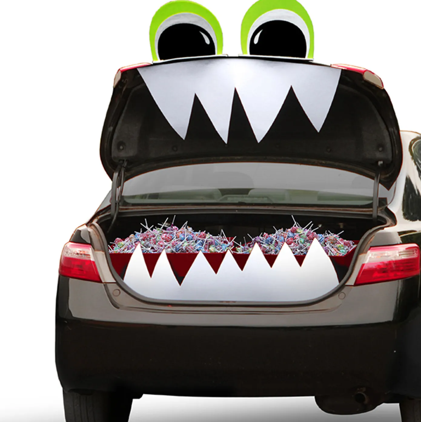 4-Piece Bright Eyes Halloween TRICKY TRUNKS Car Decoration Kit