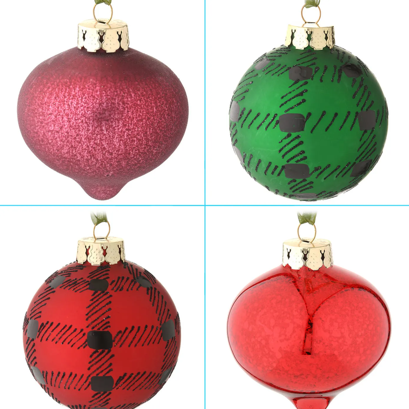 20-Piece Christmas Tree Ornament Set, Rural Homestead Collection