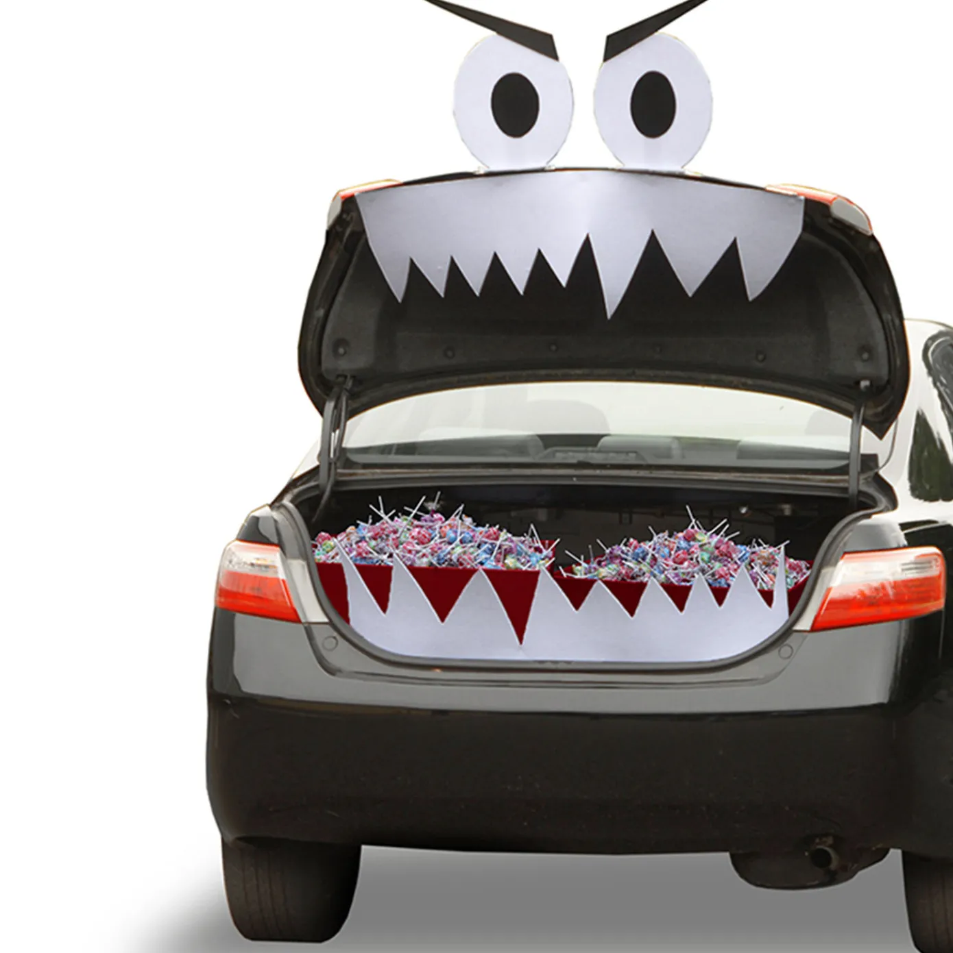 4-Piece Halloween Mean Streak TRICKY TRUNKS Car Decoration Kit