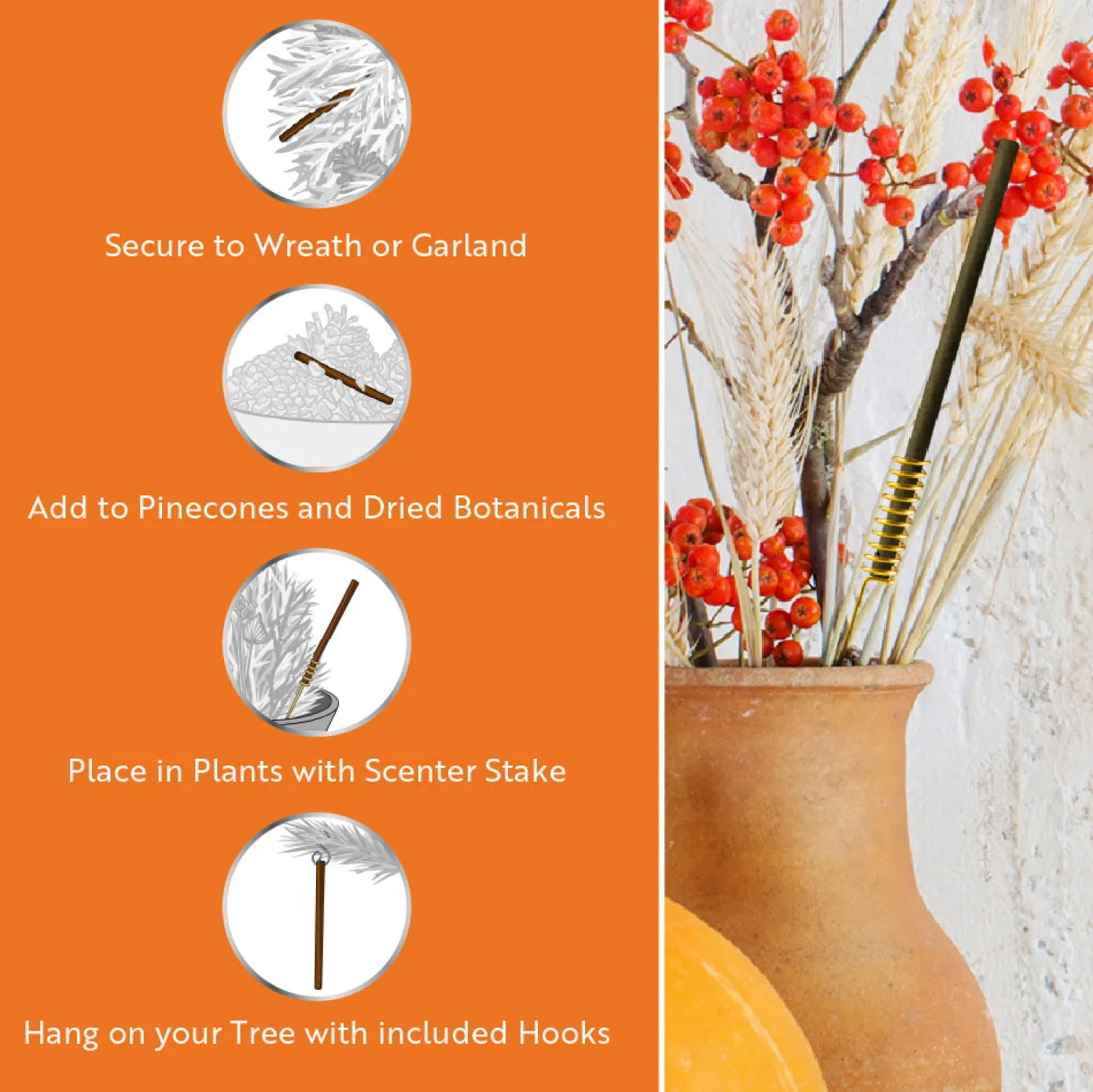 Scentsicles, 6pc Stick, Autumn 'n Apples & Pumpkin 'n Cider- 2 Pack